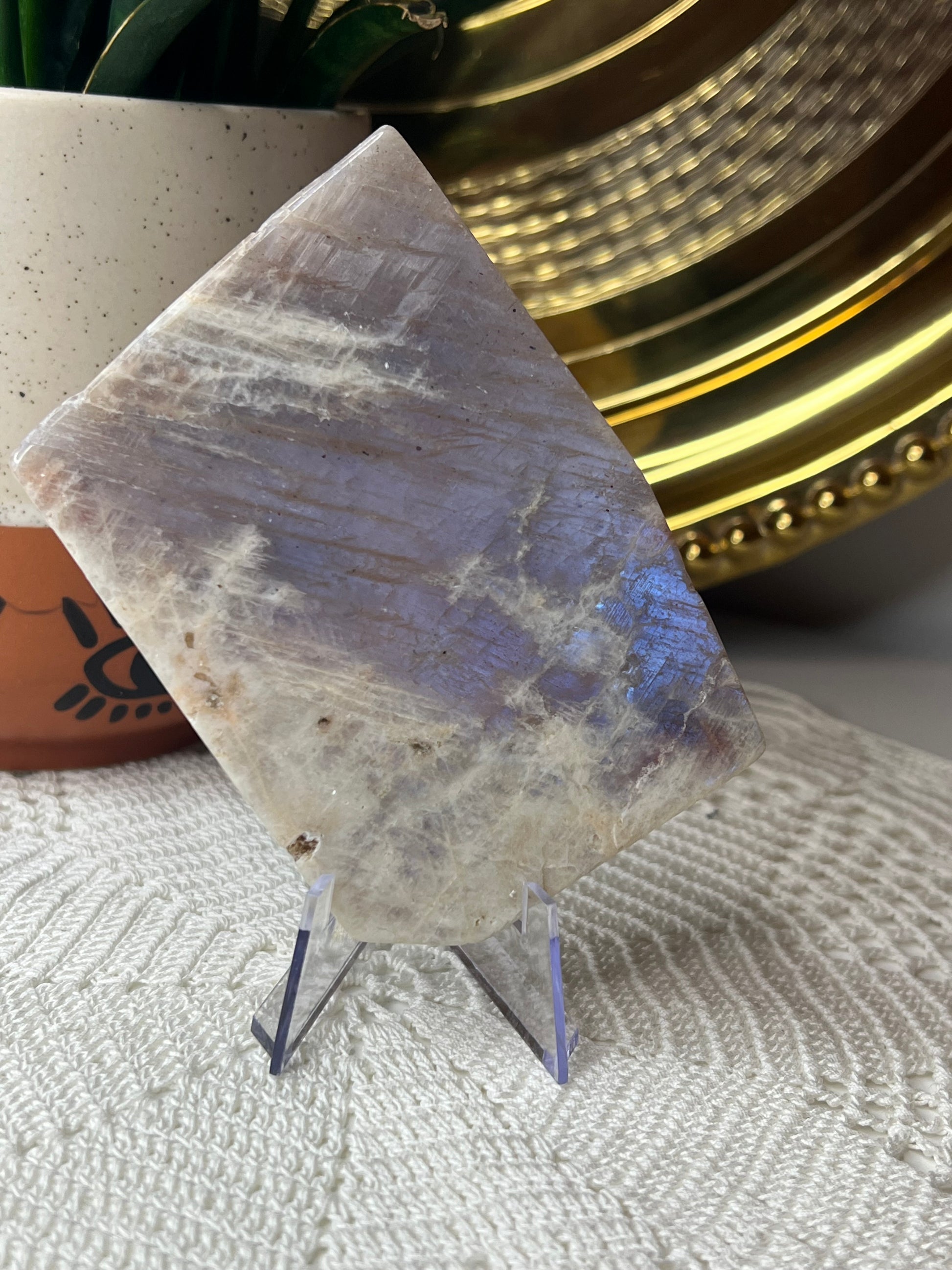 Moonstone + Sunstone Slab - Raven + Sage