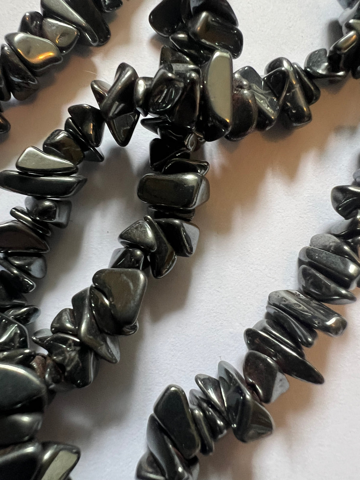 Hematite Chip Necklace