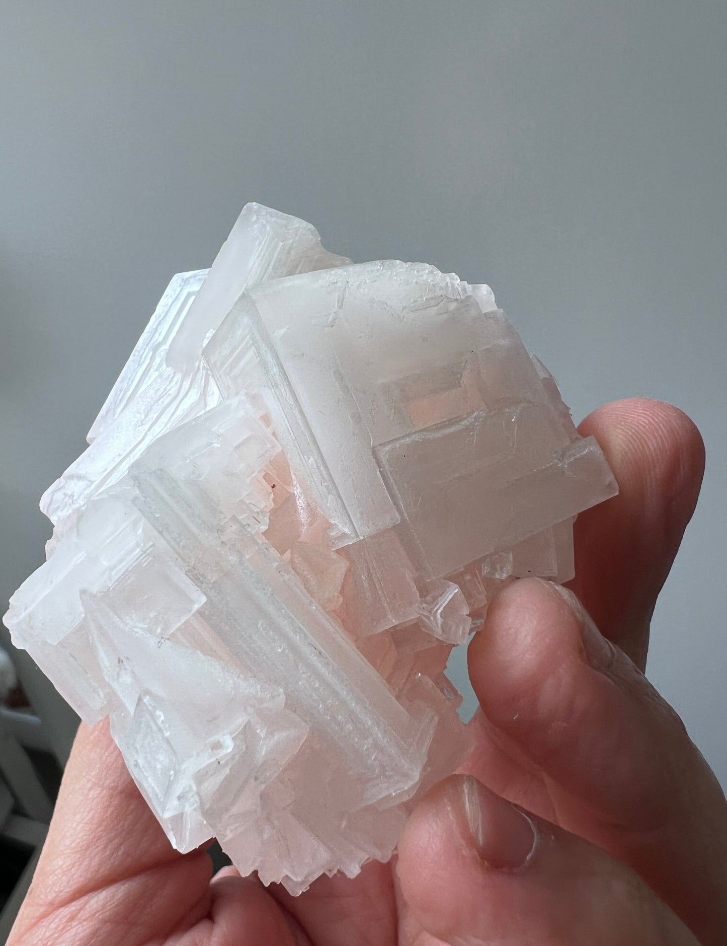 Pink Halite Cluster – Searles Lake, California