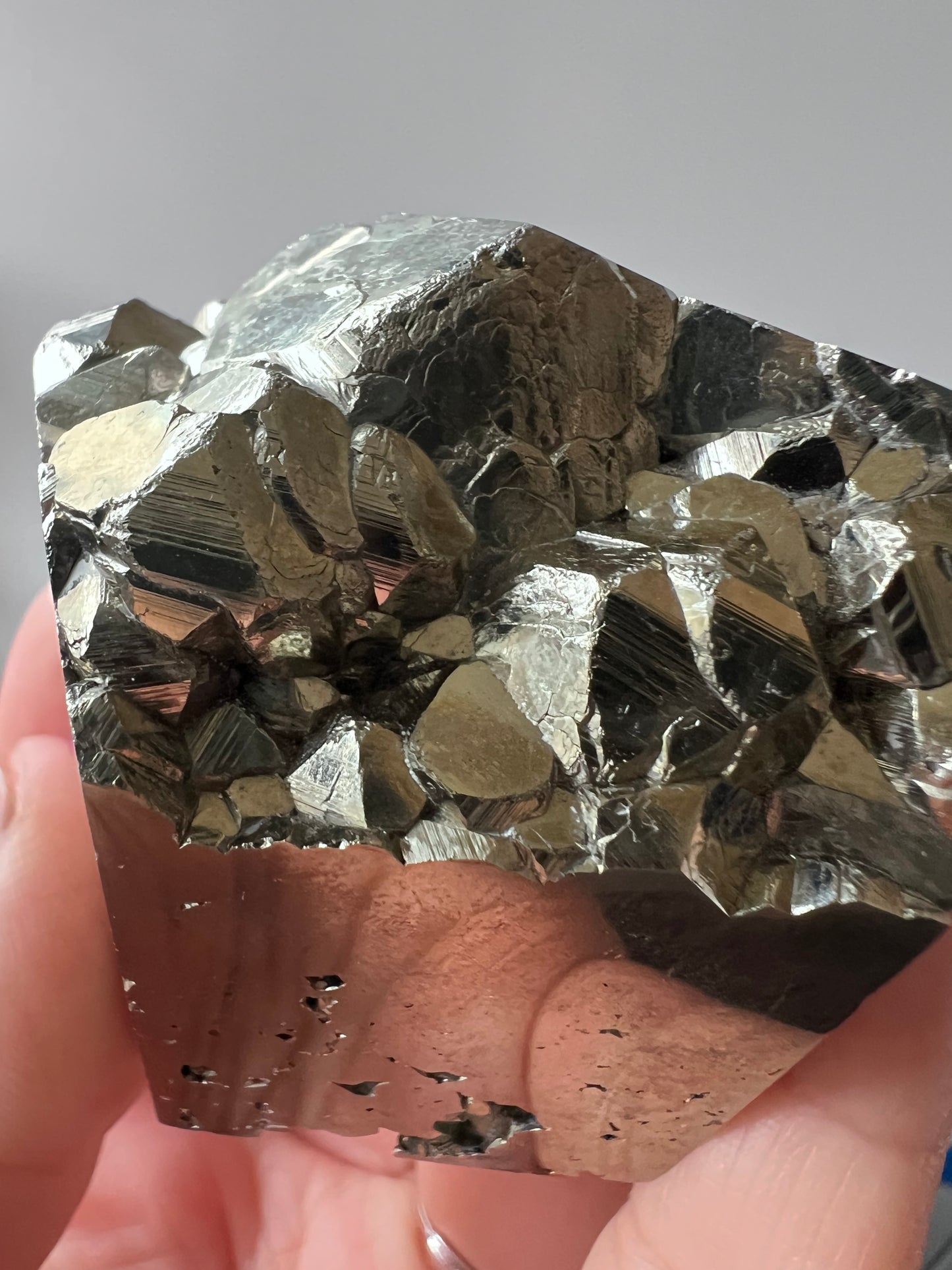 High-Grade Pyrite Cluster -Peru