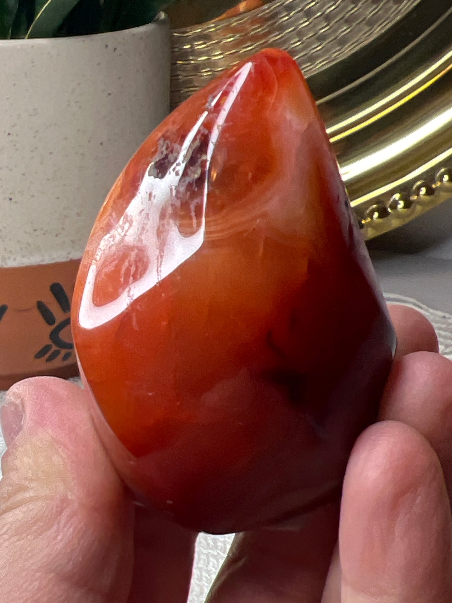 Carnelian Flame - Raven + Sage
