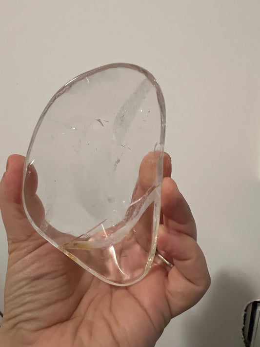 Clear Quartz Dish — Charging & Cleansing Bowl