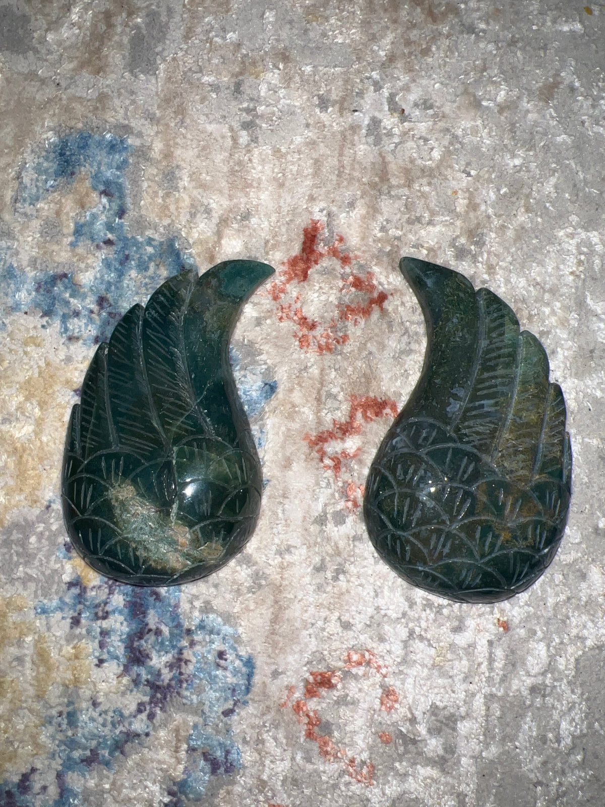 Moss Agate Wings