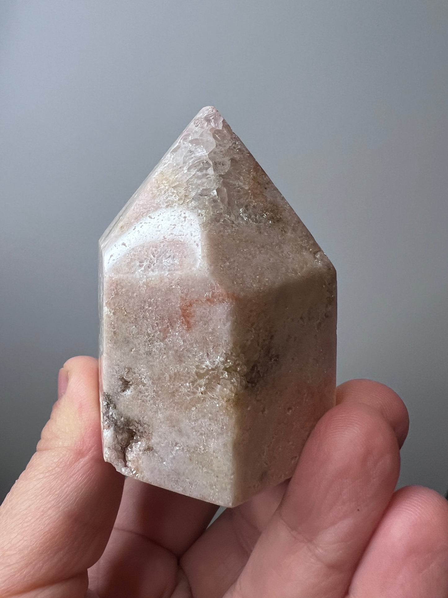 Rose Amethyst Druzy Tower - Argentina