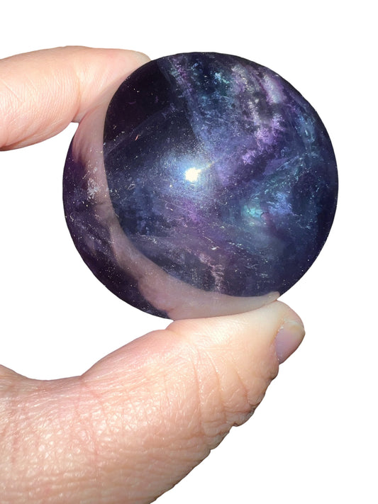 Rainbow Fluorite Sphere - China