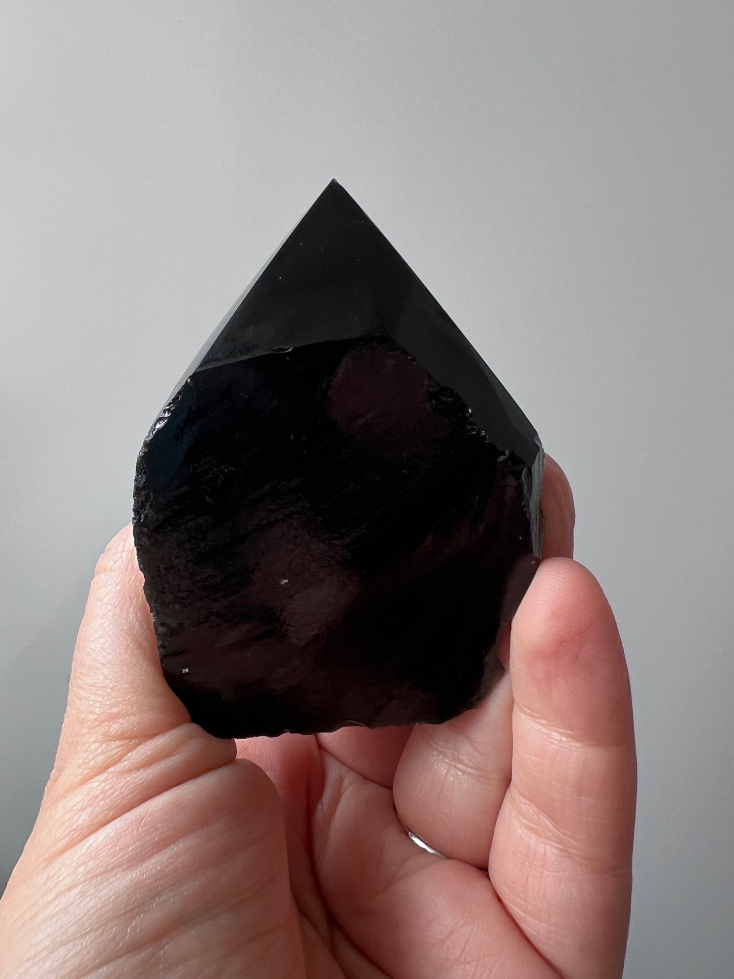 Black Obsidian Polished Point - Mexico