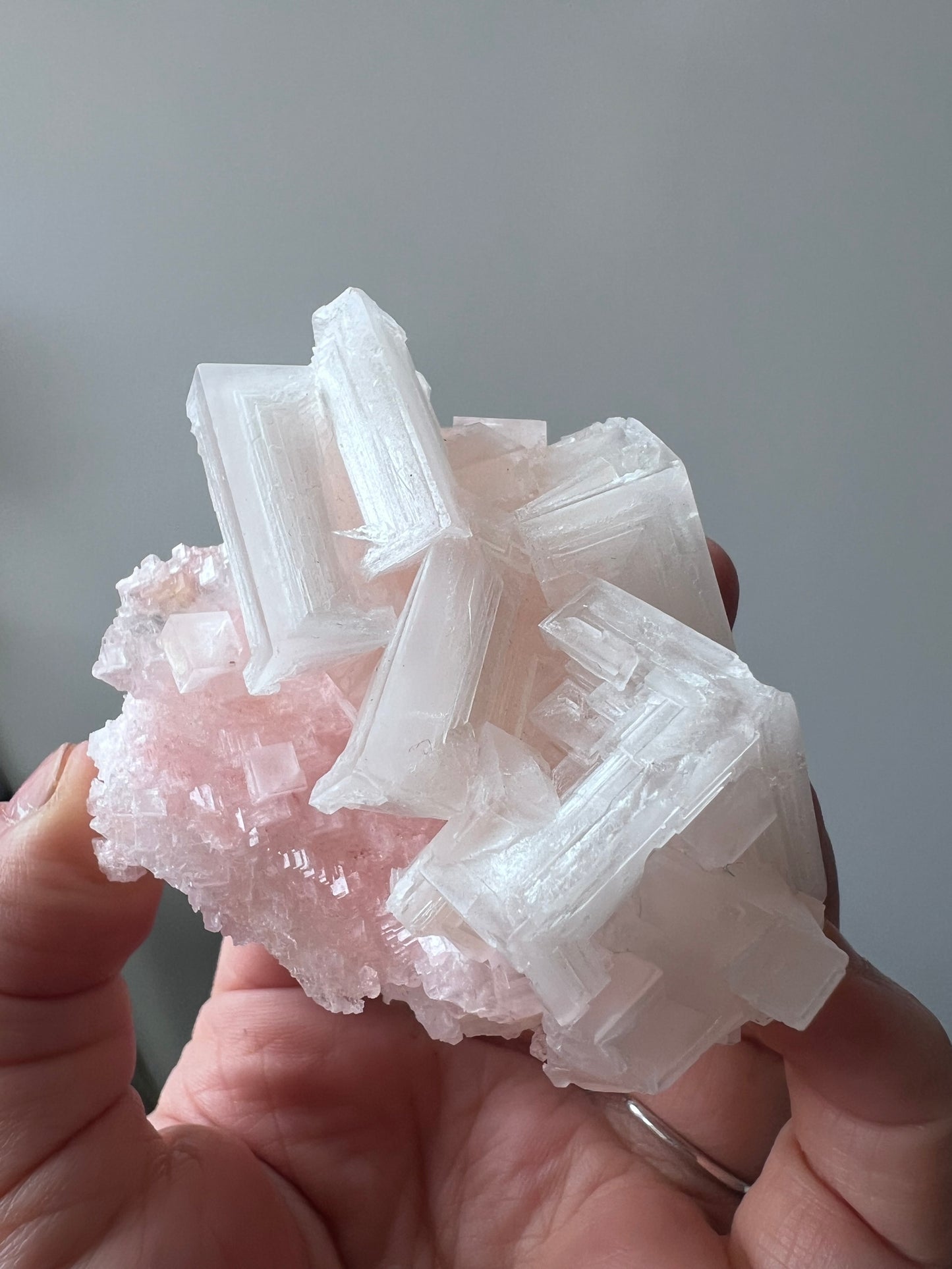 Pink Halite Cluster – Searles Lake, California
