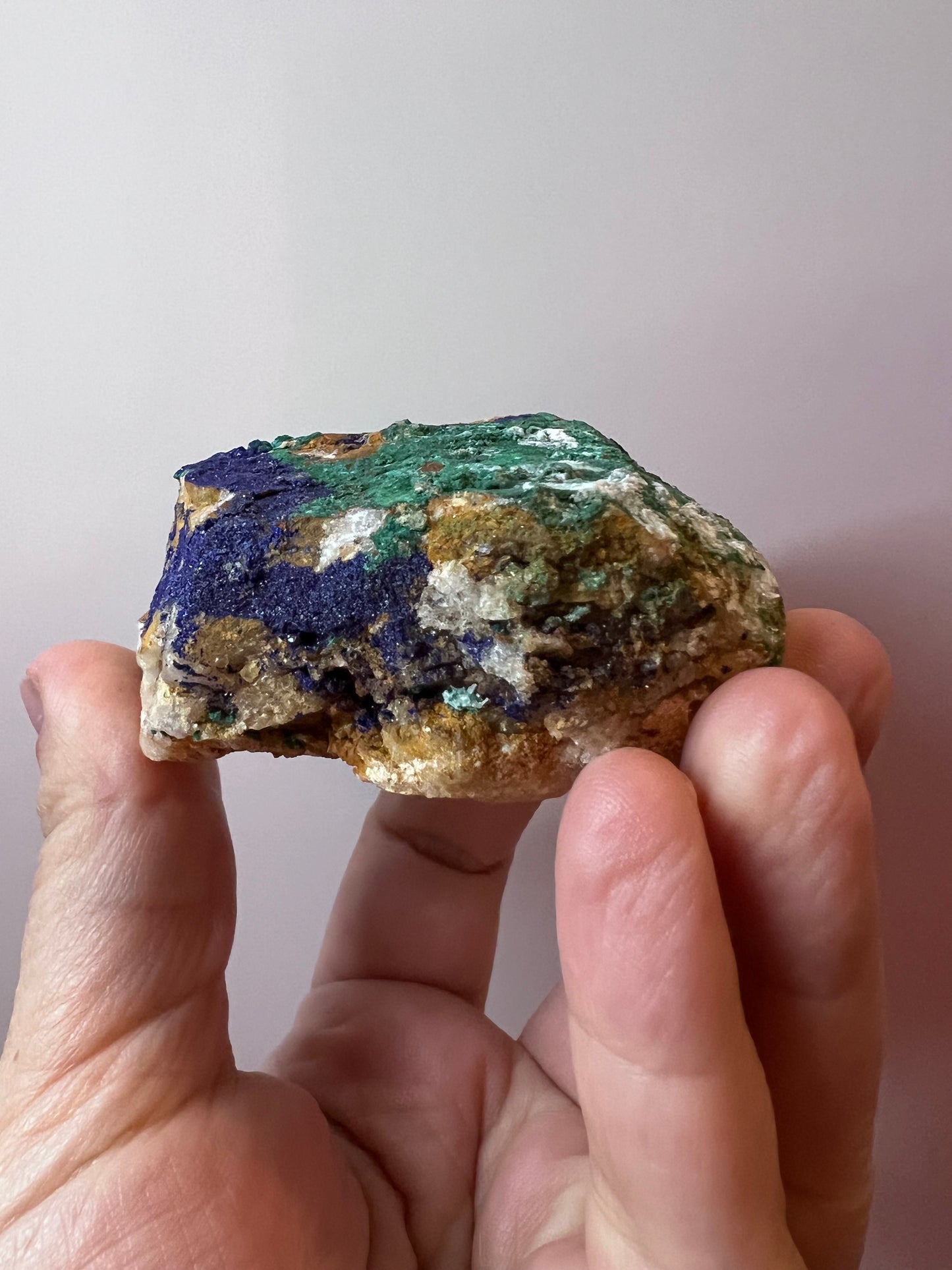 Raw azurite and Malachite Specimen - Morocco