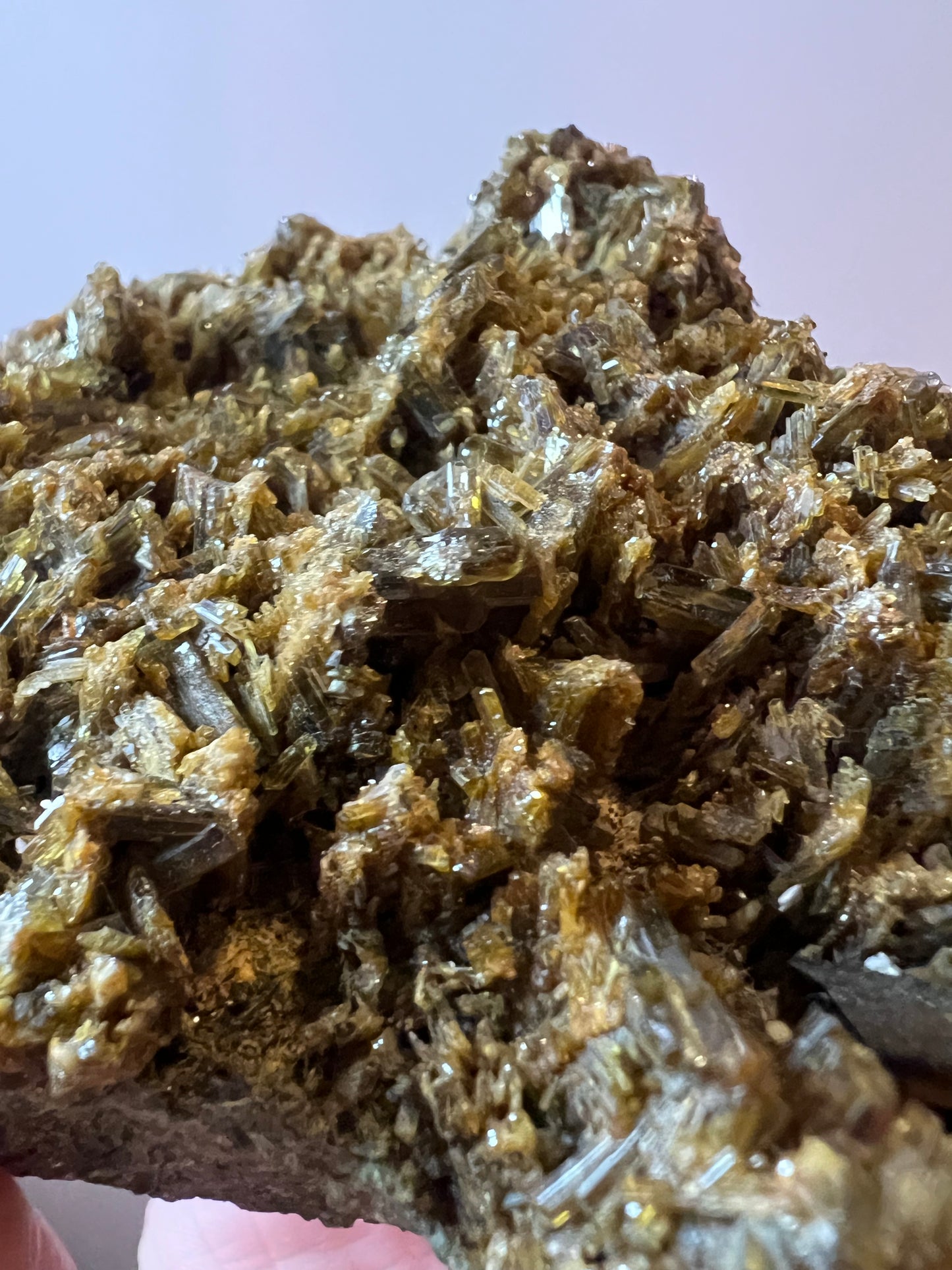 Brown Epidote Cluster - Pakistan