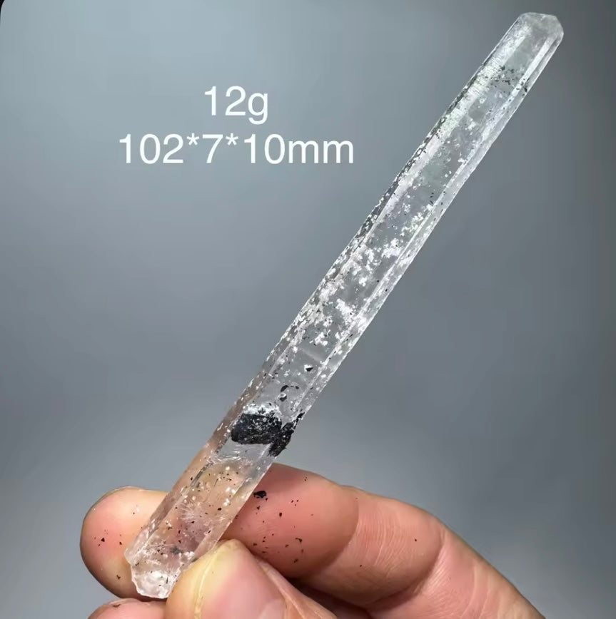 Raw Specularite (Hematite) & Clear Quartz Symbiosis – Inner Mongolia