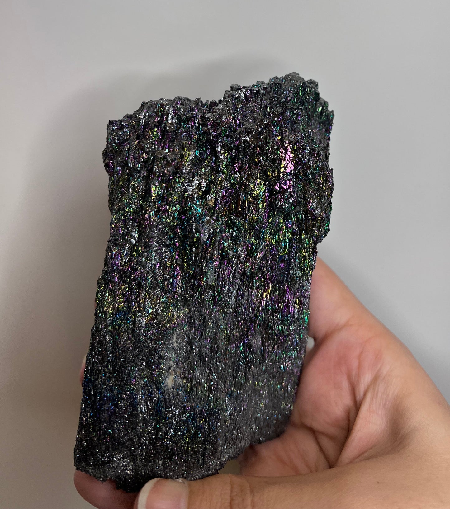 Rainbow Mossianite Cluster - India