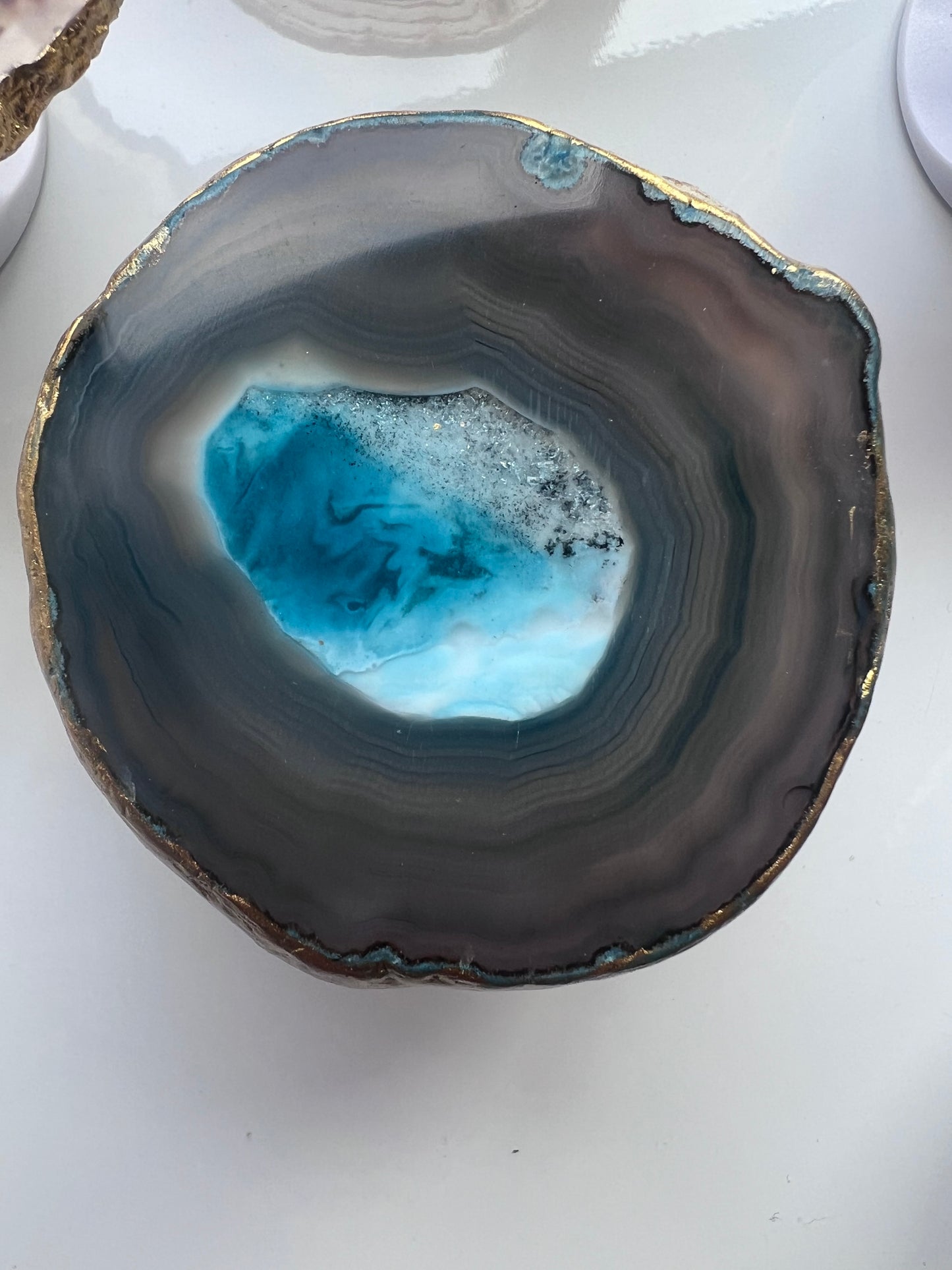Agate Phone Grip - Handmade