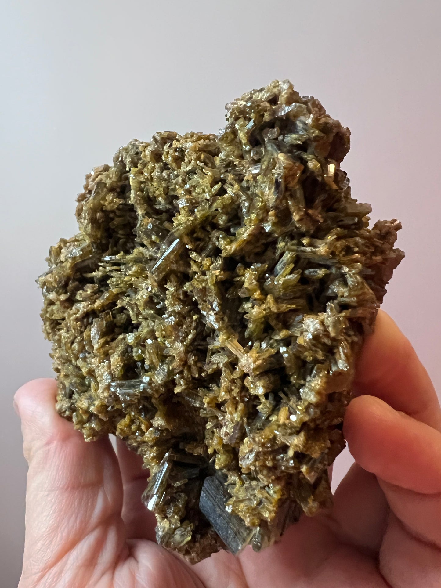Brown Epidote Cluster - Pakistan