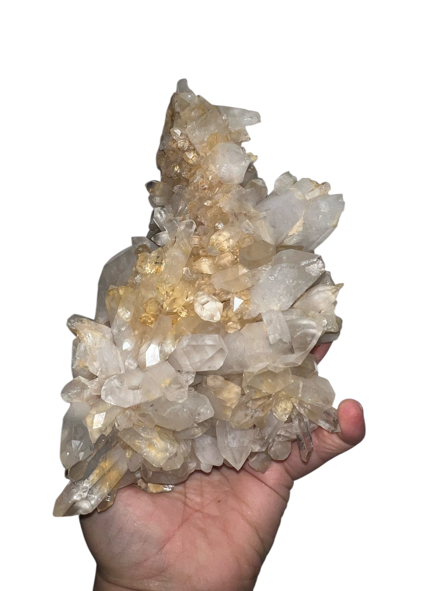 Golden Healer Quartz Cluster - Brazil