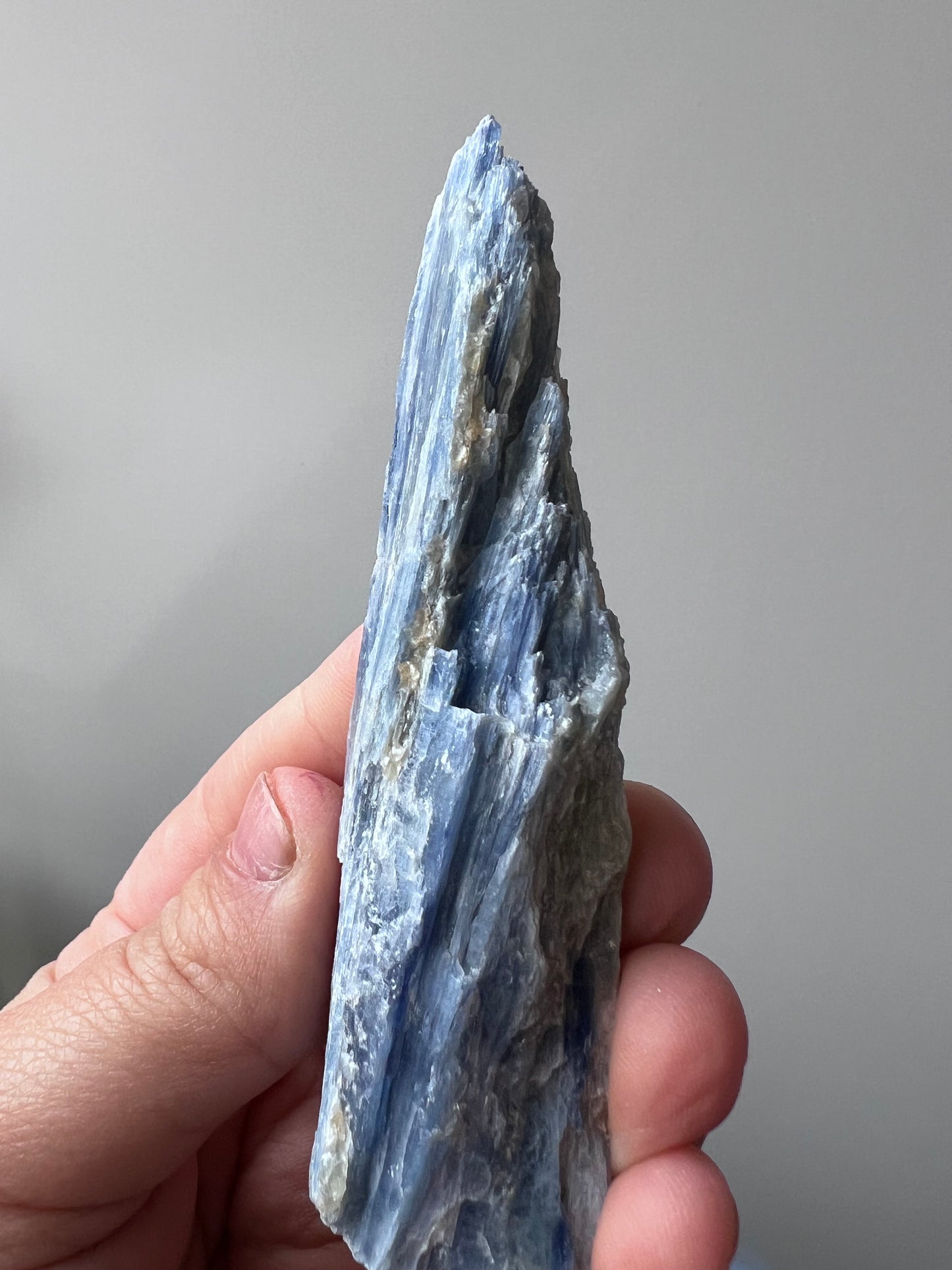 Blue Kyanite Cluster with Quartz – High-Grade Raw Blade Formation - Brazil
