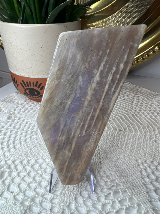 Moonstone + Sunstone Slab - Raven + Sage