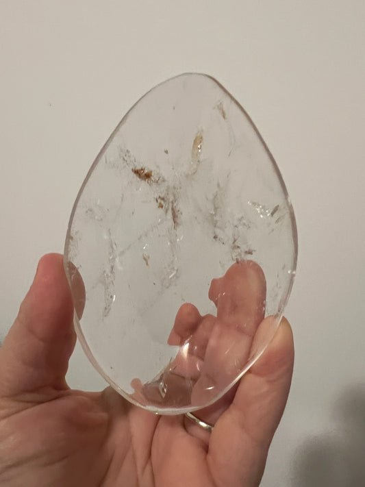 Clear Quartz Dish — Charging & Cleansing Bowl