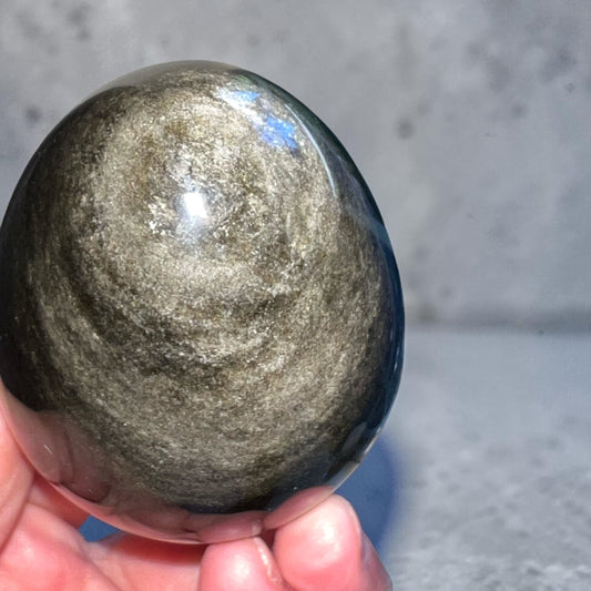 Gold Sheen Obsidian Egg