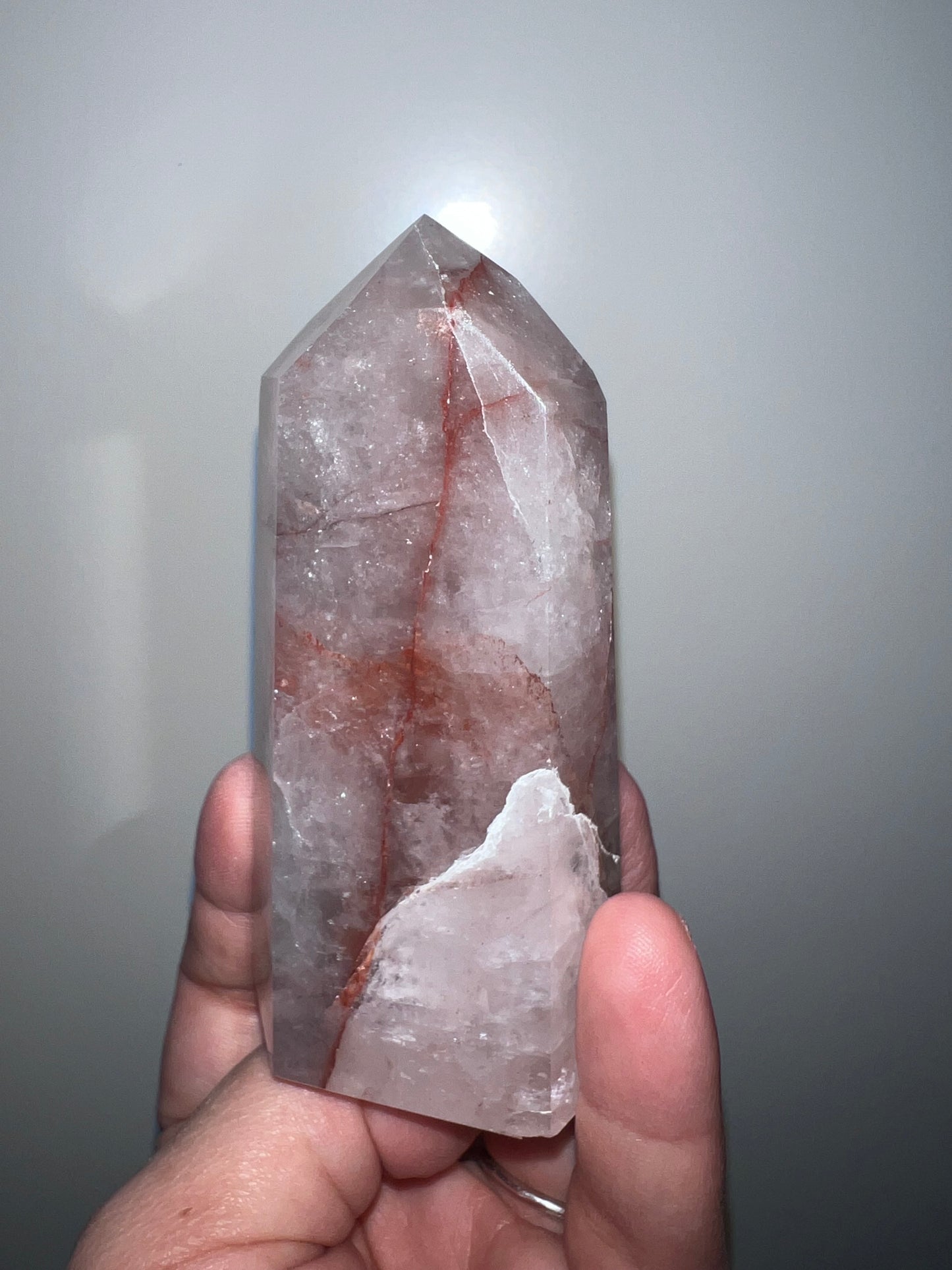 Hematoid (Fire) Quartz Tower - Brazil