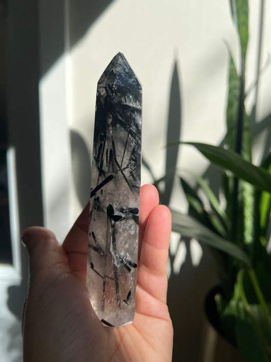 Tourmalated Quartz (imperfect)