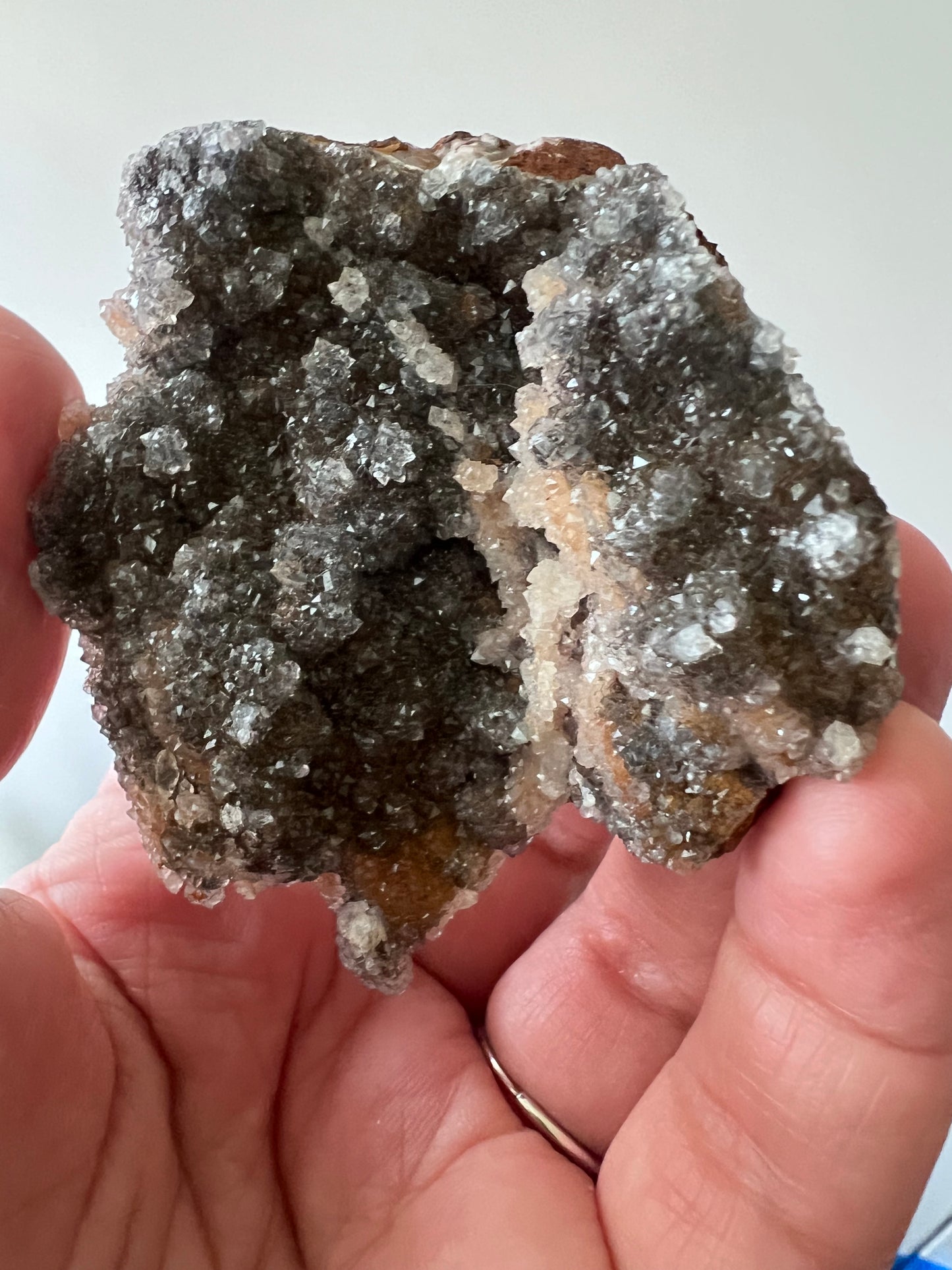 Manganese Calcite Druzy Cluster – Mexico