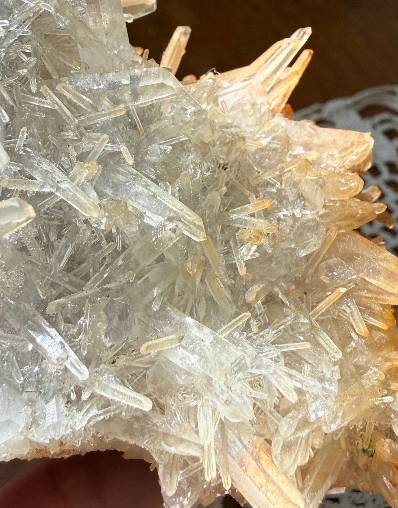 Tangerine Quartz Cluster
