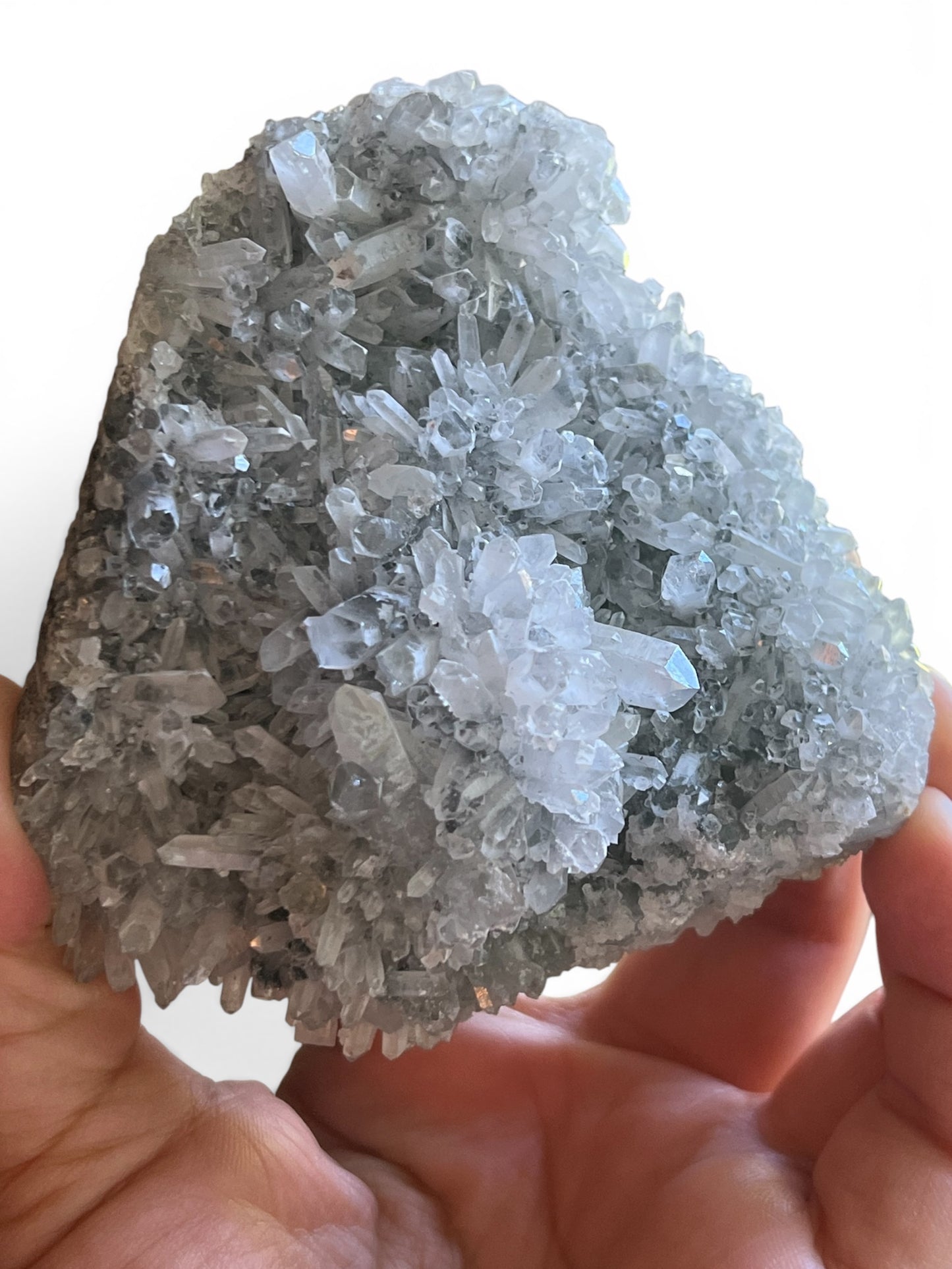 Fluorite, Smoky Quartz & Calcite Cluster (UV Reactive)