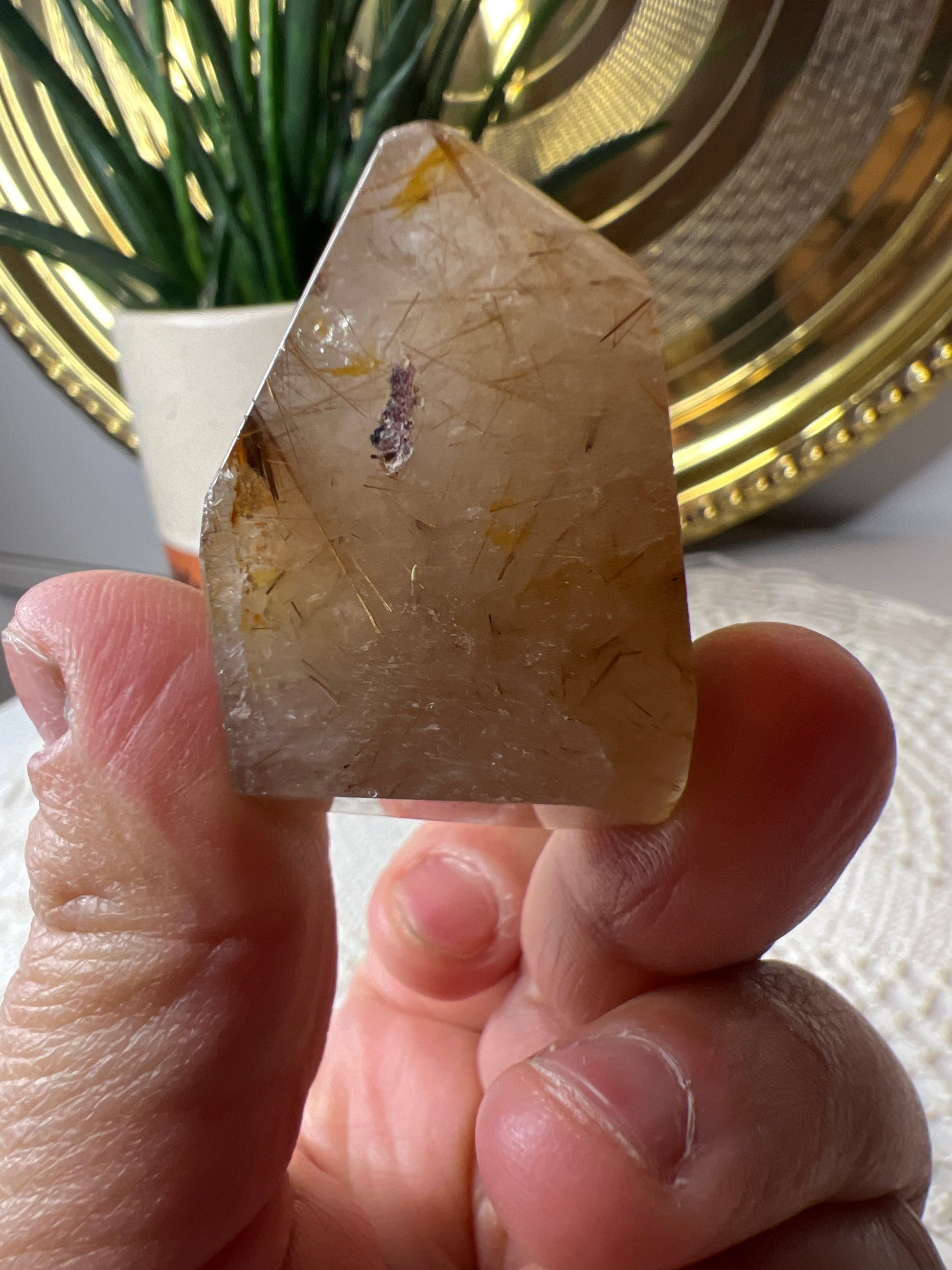 Ruitilated Quartz Gusher - Raven + Sage