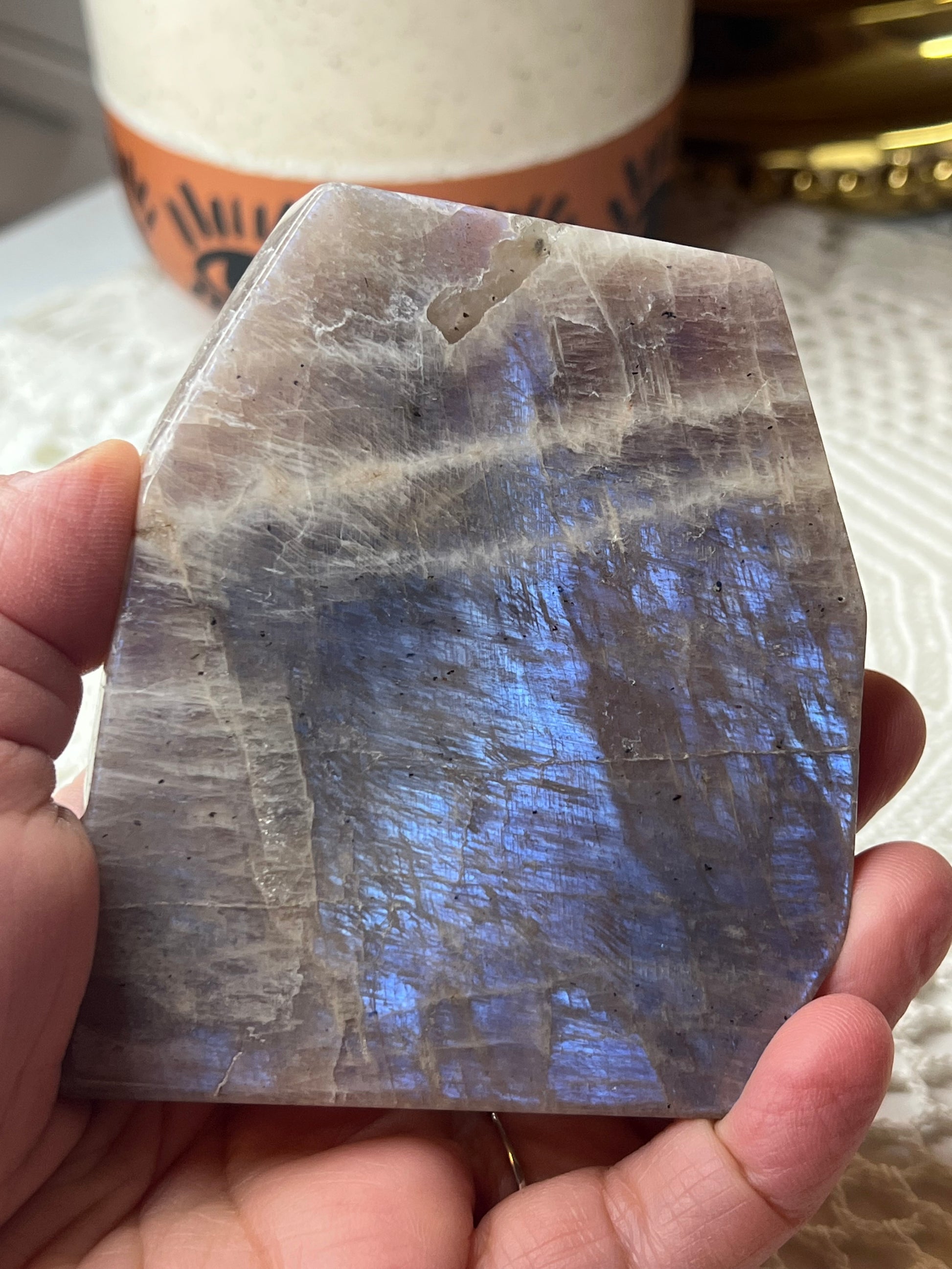 Moonstone + Sunstone Slab - Raven + Sage