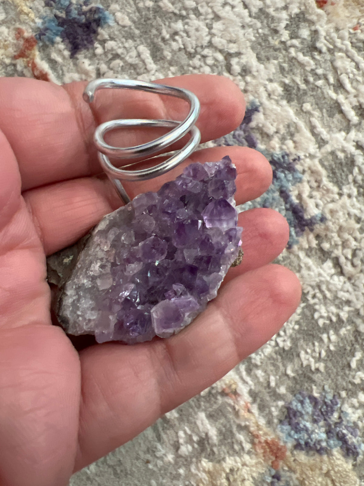 Amethyst Air Plant Holder
