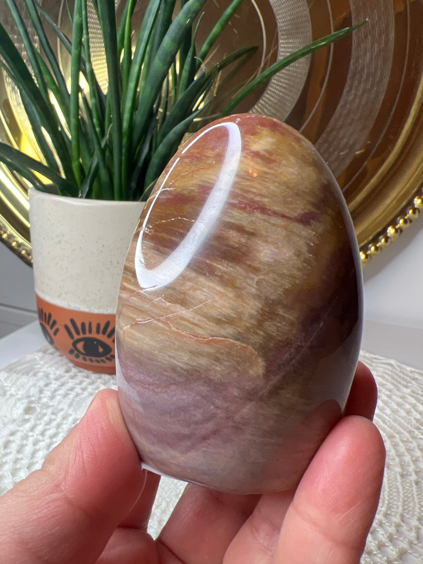 Petrified Wood Freeform - Raven + Sage