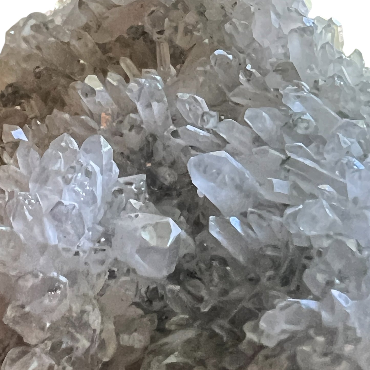 Fluorite, Smoky Quartz & Calcite Cluster (UV Reactive)