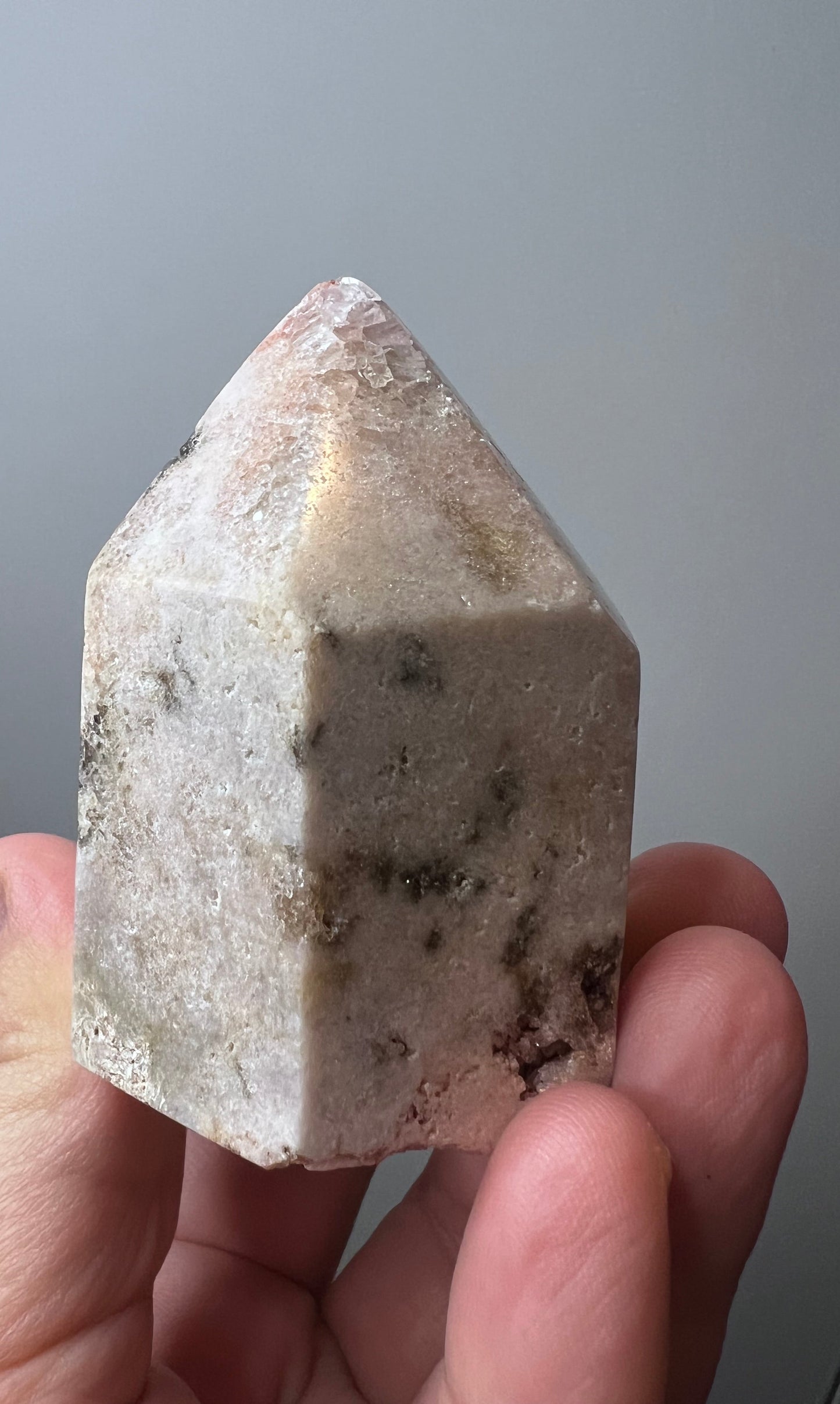 Rose Amethyst Druzy Tower - Argentina