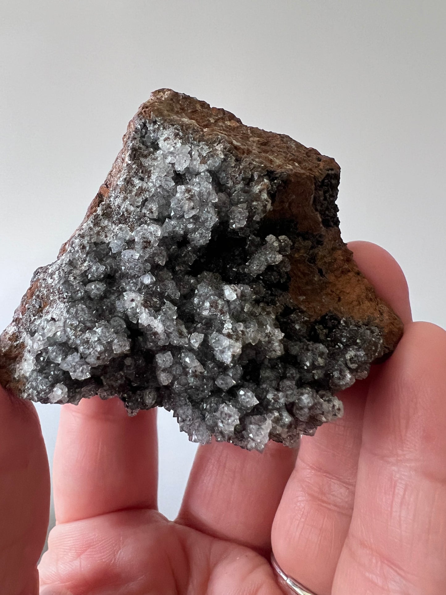 Manganese Calcite Druzy Cluster – Mexico