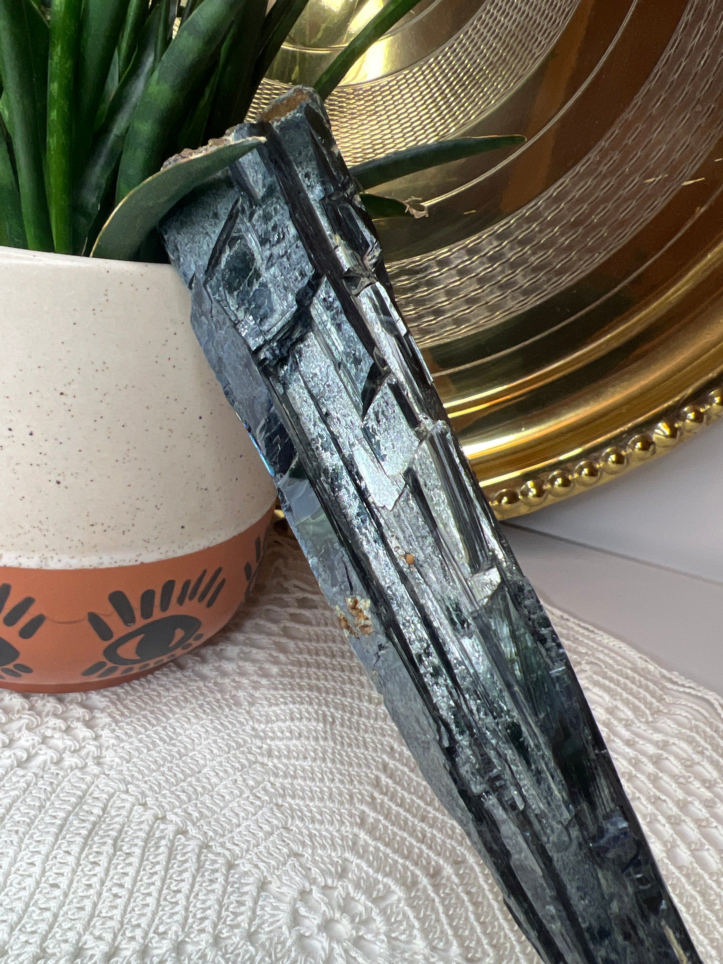 Vivianite Specimen - Raven + Sage