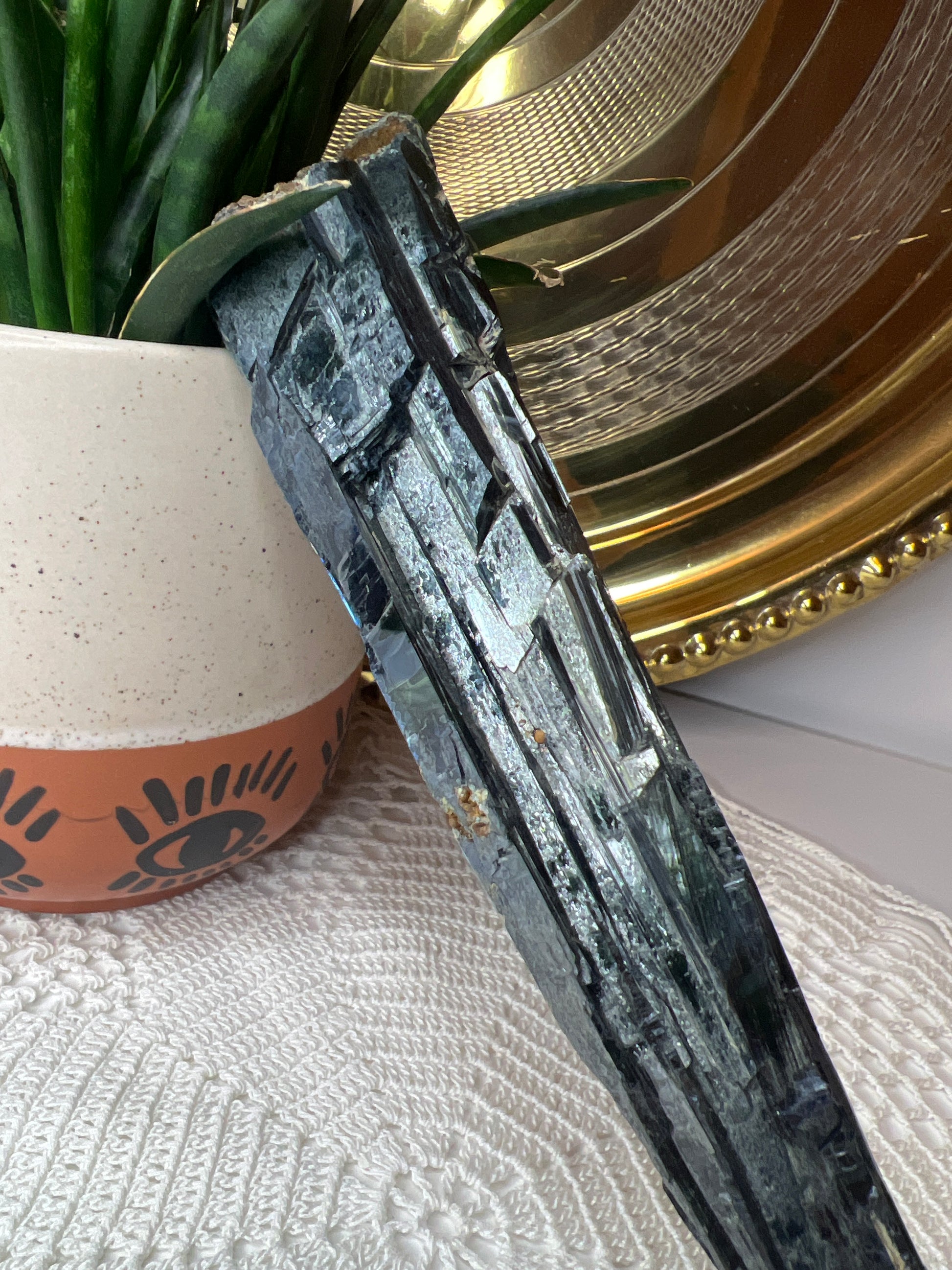 Vivianite Specimen - Raven + Sage