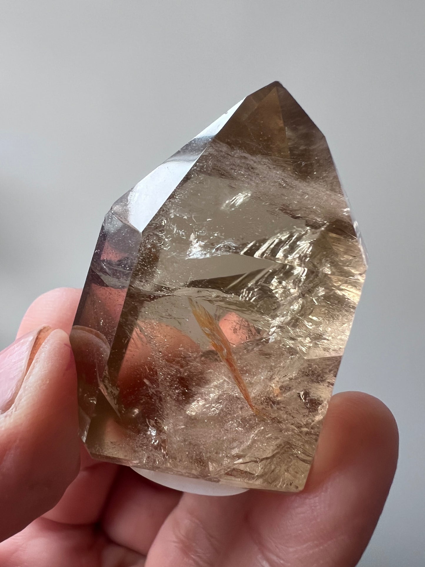 High-Quality Natural Citrine Point - Brazil