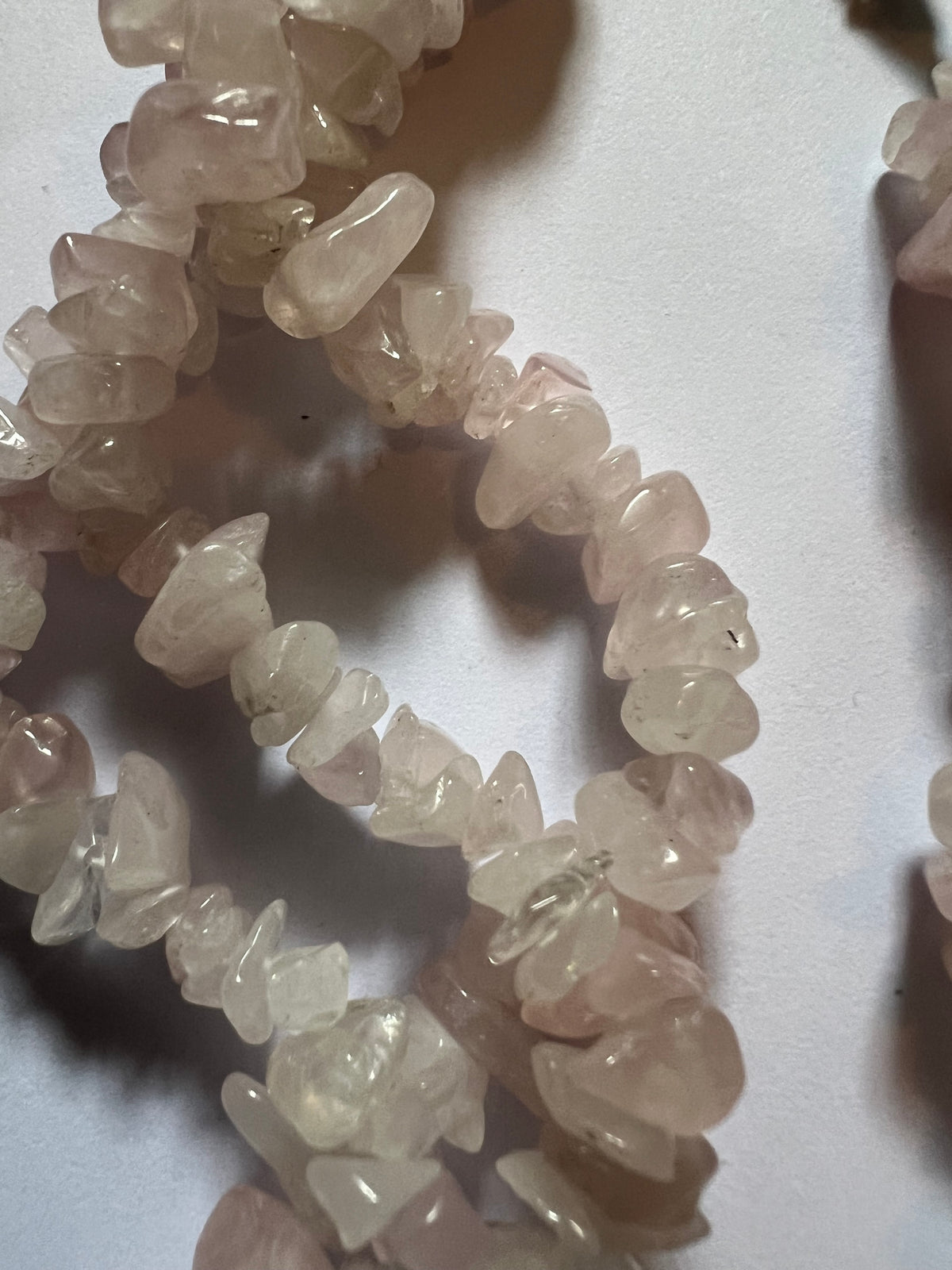 Rose Quartz Chip Necklace