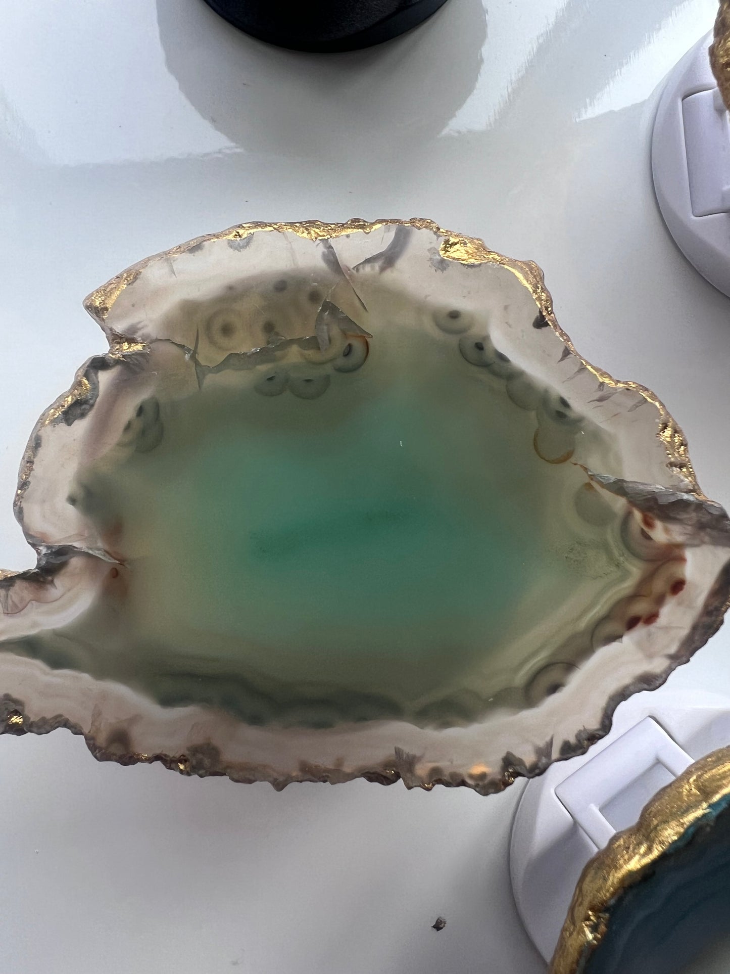 Agate Phone Grip - Handmade