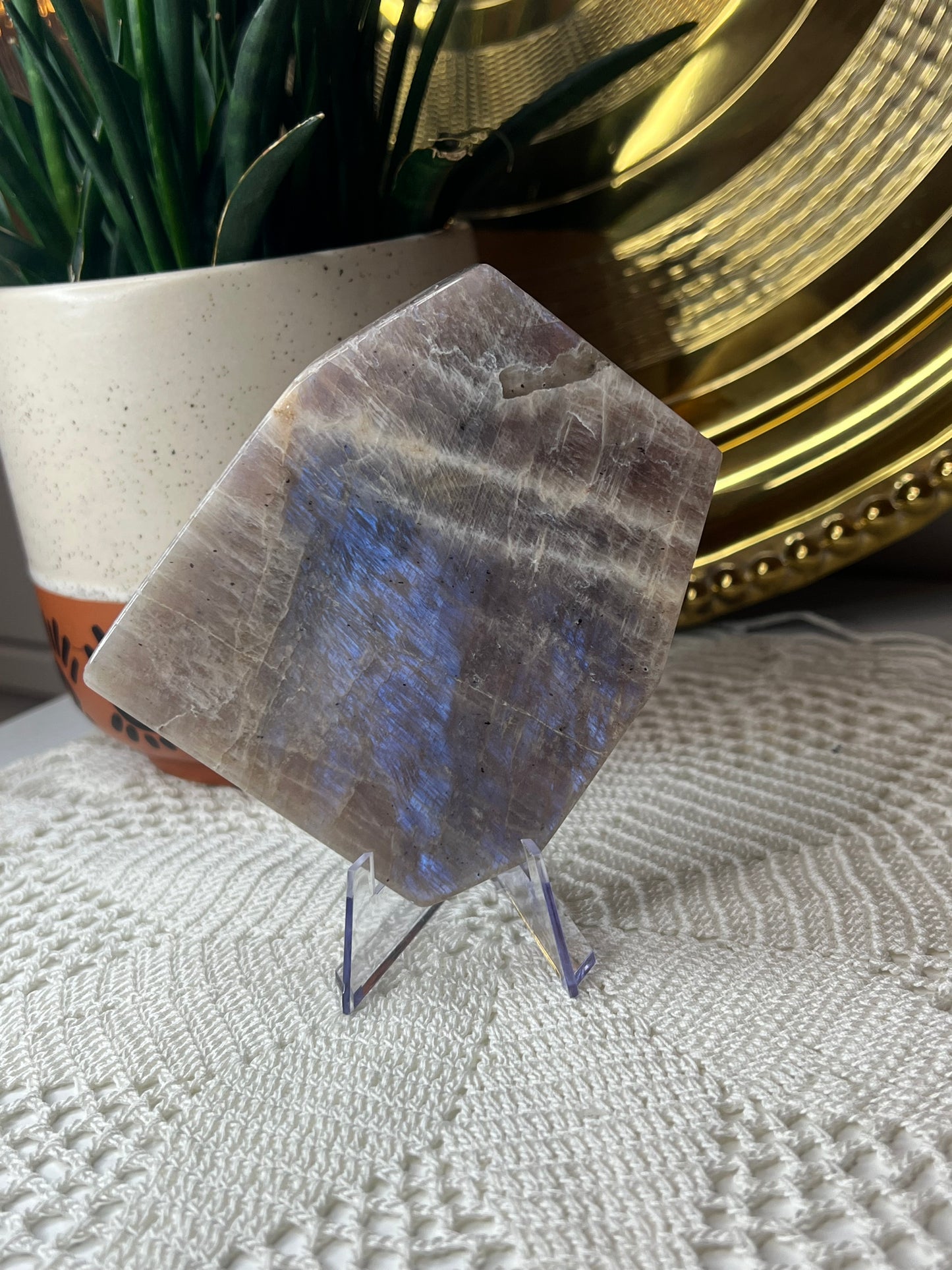 Moonstone + Sunstone Slab - Raven + Sage