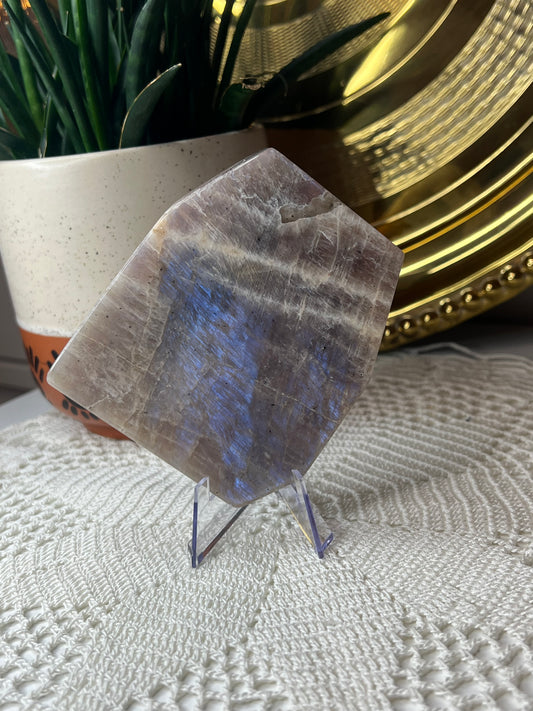 Moonstone + Sunstone Slab - Raven + Sage