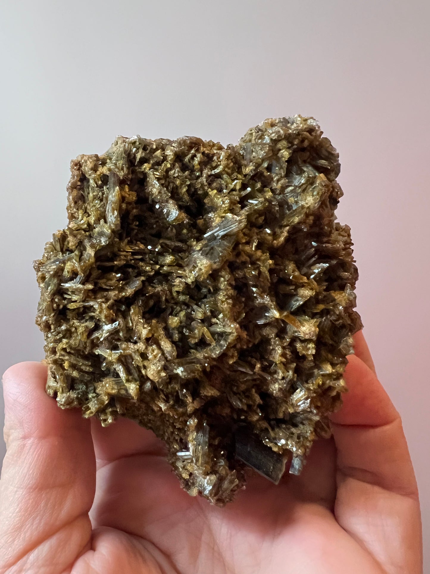 Brown Epidote Cluster - Pakistan