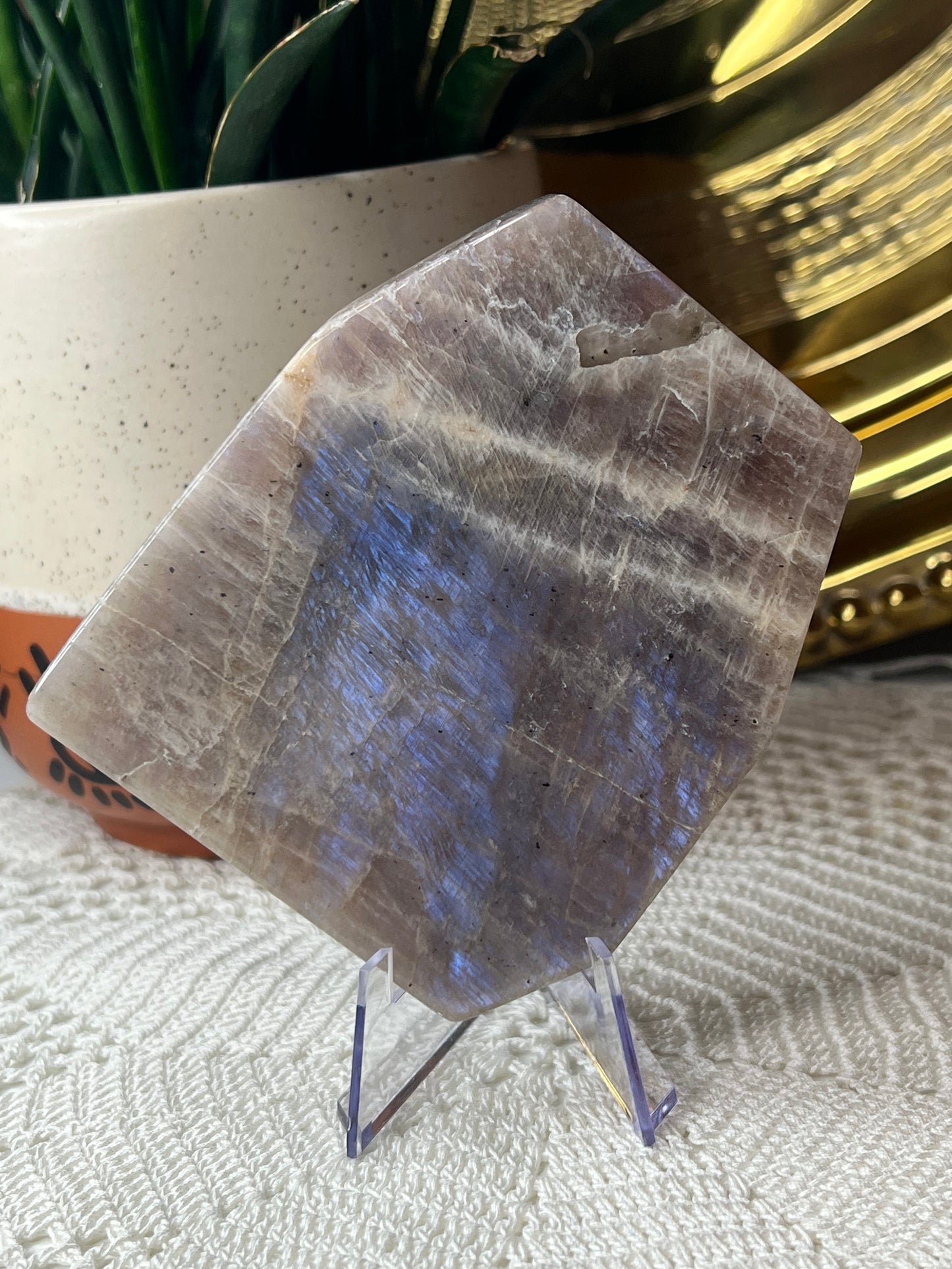 Moonstone + Sunstone Slab - Raven + Sage