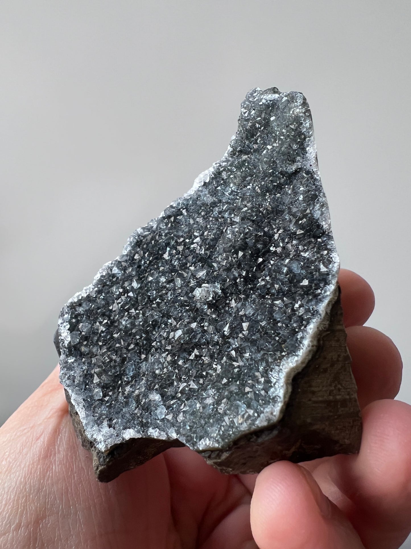 High-Grade Black Amethyst Cluster - Uruguay