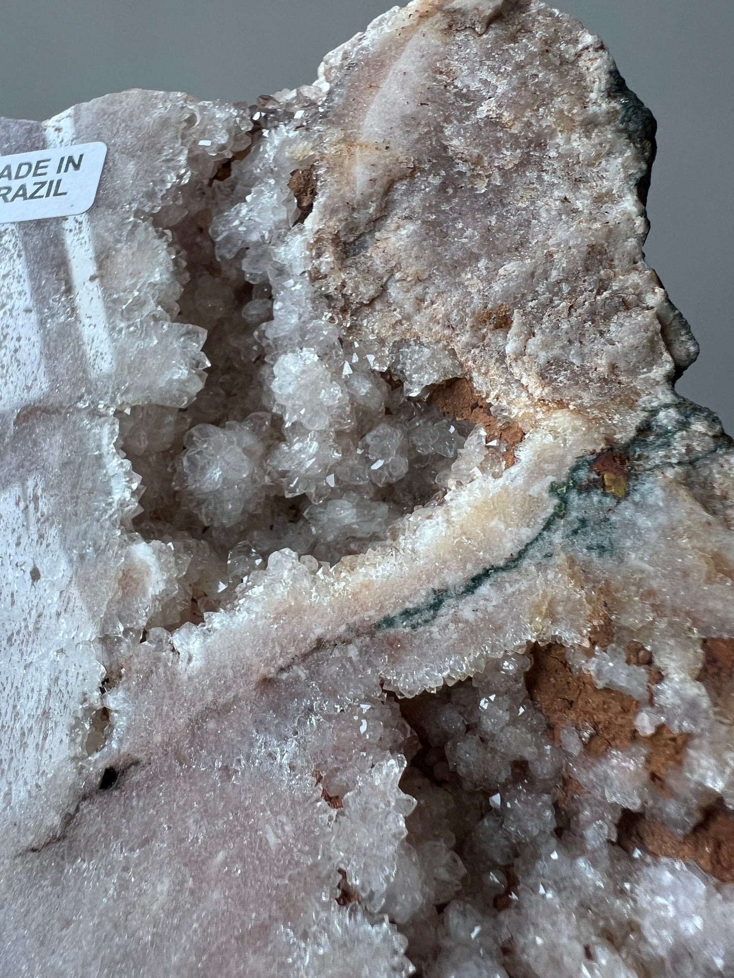 Rose Amethyst Druzy Slab – Brazil