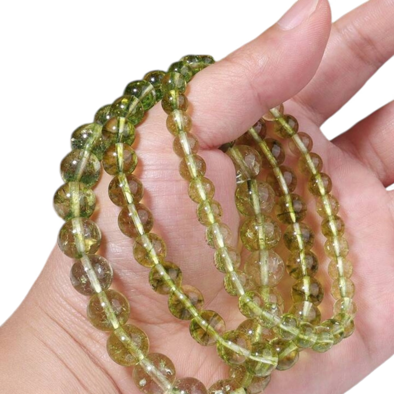 Peridot Bracelet (8mm) – Renewal, Prosperity & Protection