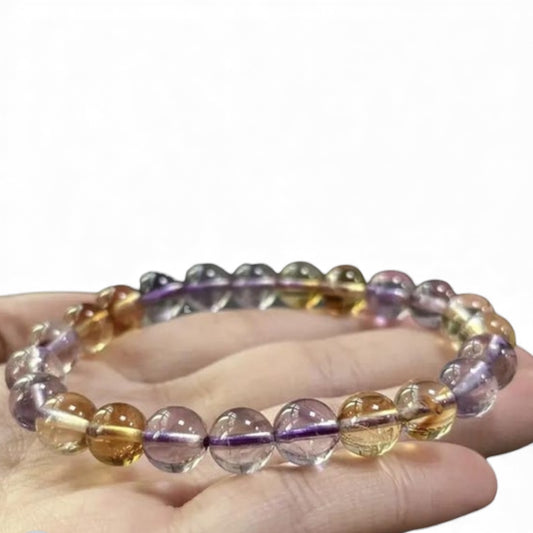 Ametrine Bracelet (8mm) – Balance, Clarity & Manifestation