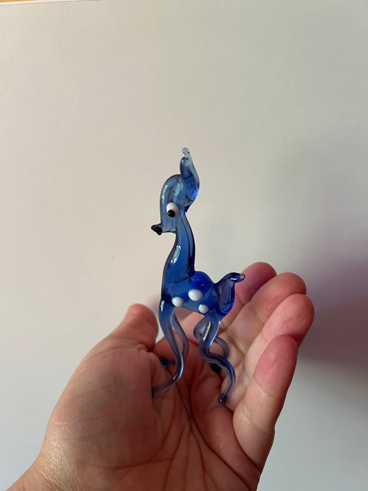 Glass Blown Deer Figurine | Gentle Energy & New Beginnings